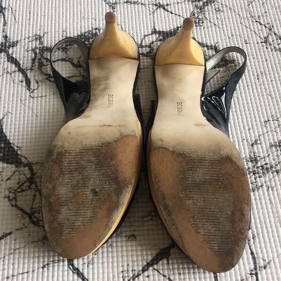 BCBG patent peep toe slingback heels! - Picture 3 of 8